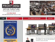 Tablet Screenshot of frontdeskdallas.com